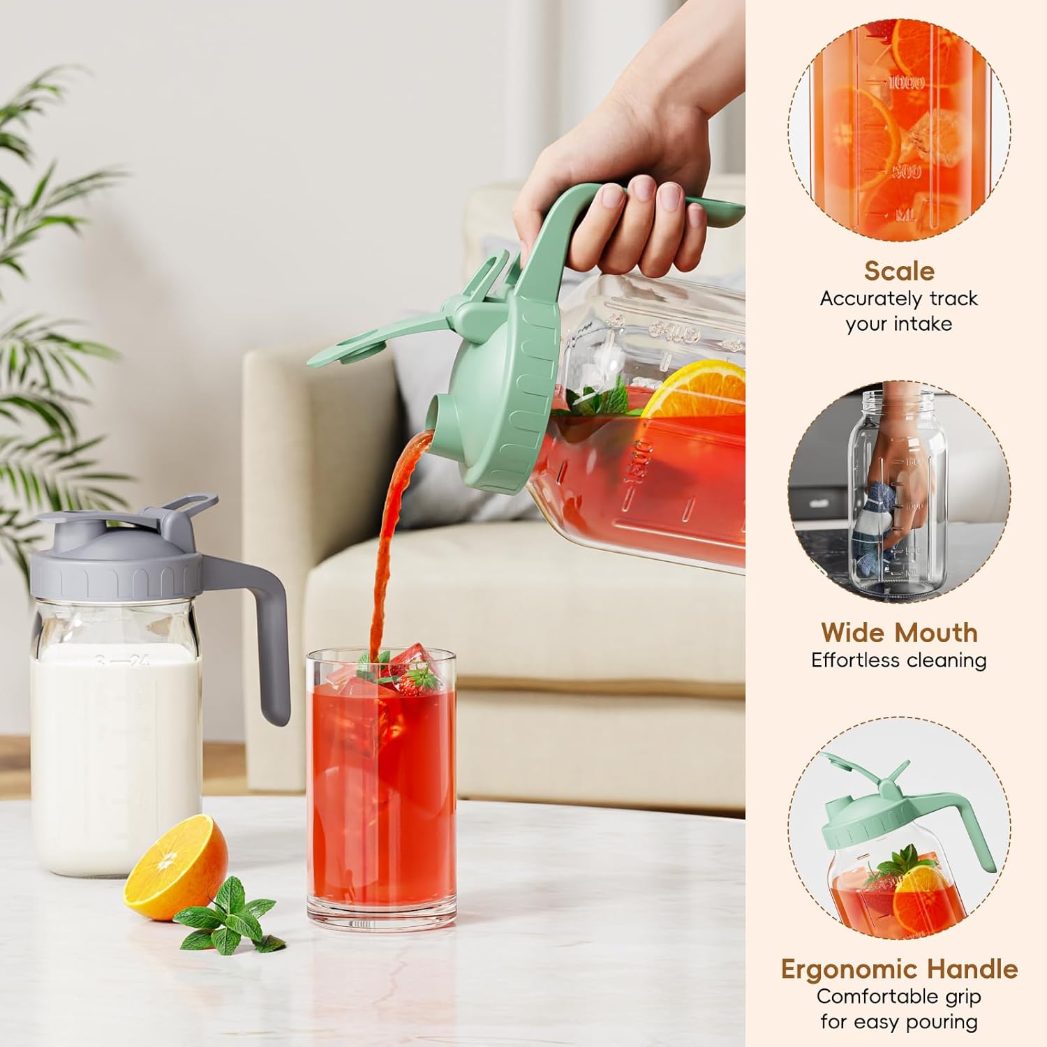 Thumbnail 3 de JunVpic Breast Milk Pitcher 32 oz 🥤