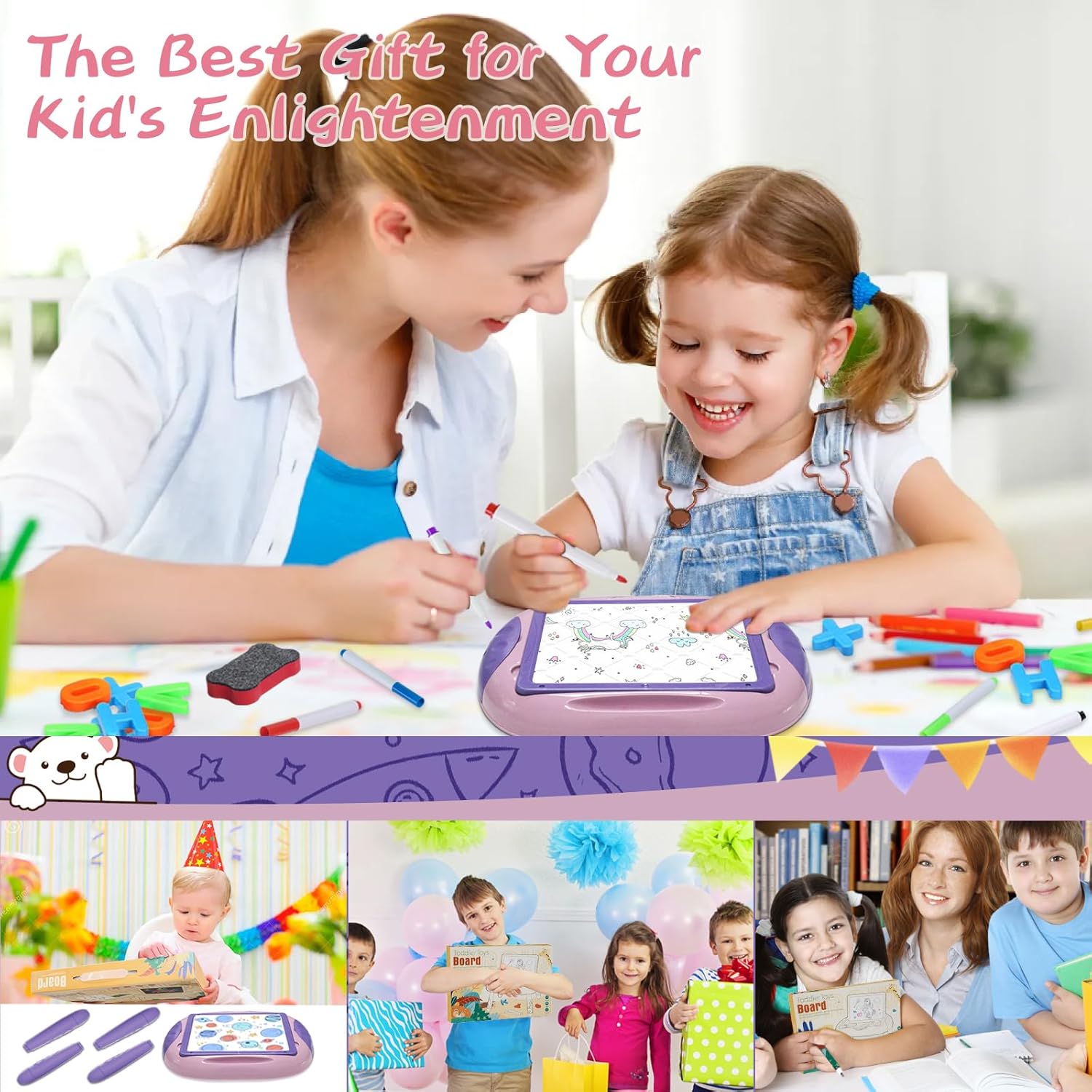 Thumbnail 6 de Cokzer Magnetic Drawing Board 12.5 in 🎨