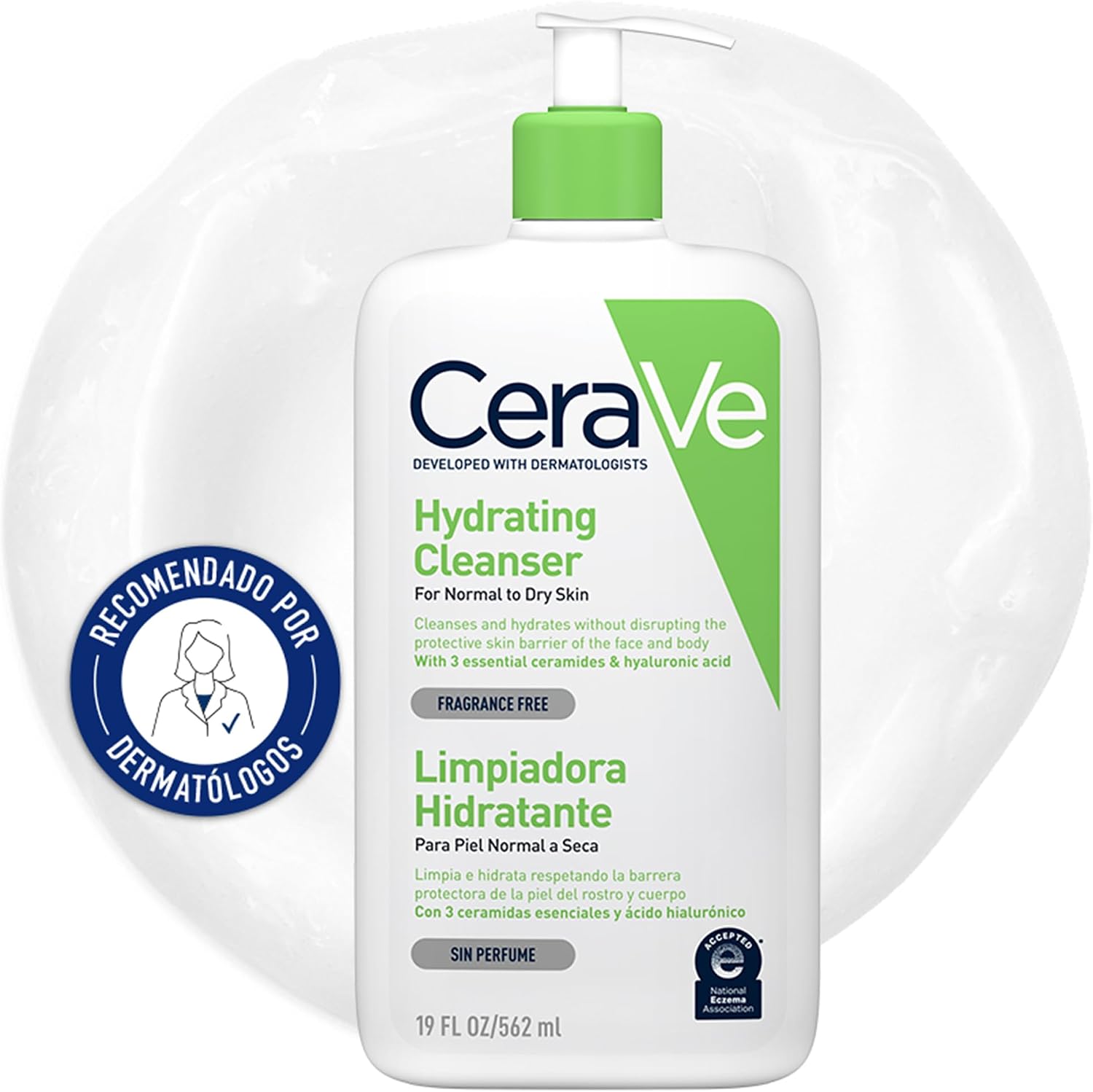 CeraVe Hydrating Cleanser Gel limpiador hidratante en crema 473 ml