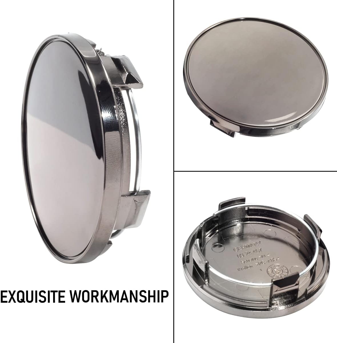 Thumbnail 6 de RhinoTuning 70.6 mm Wheel Centre Caps (4 Pack) for 18" WK1 RW501 RW503 RX506 RK020 RK500 LM CH
