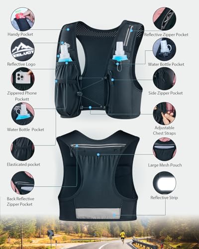Thumbnail 4 de Zelvot Running Vest 500ml hydration pack