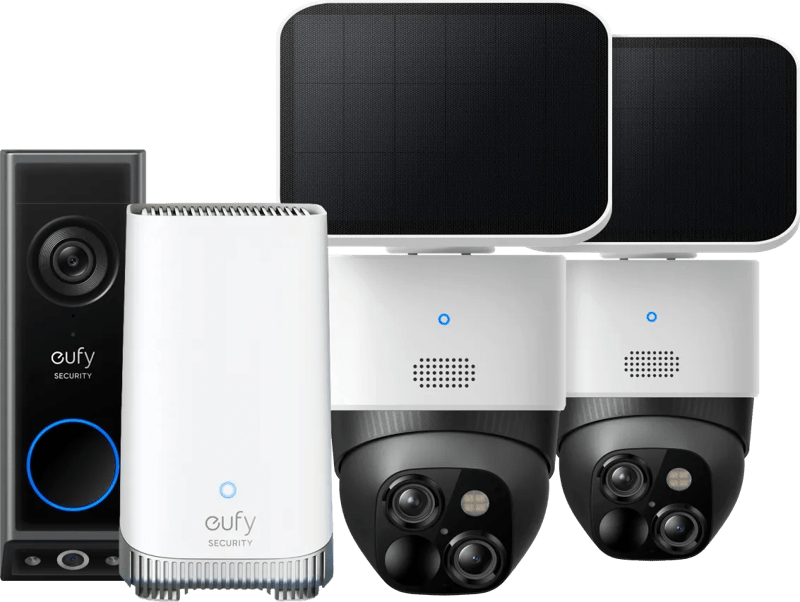 Detalle de eufy SoloCam S340 Duo mit HomeBase 3
