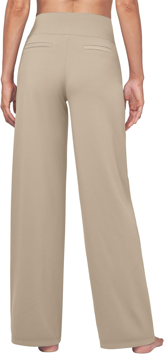 Thumbnail 2 de WILLIT Women’s Wide-Leg Yoga Pants Work Pants with Pockets (High Waist, 28"/30"/32")