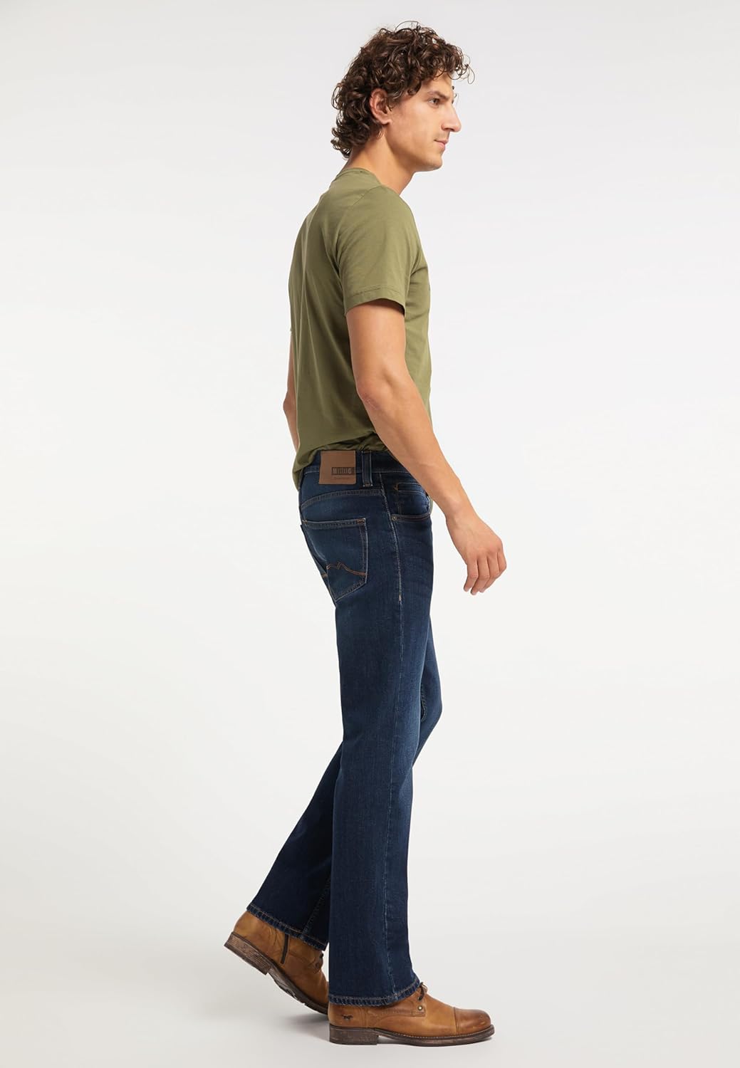 Thumbnail 3 de MUSTANG Herren Stretch Jeans „Oregon“ Bootcut in Schwarz/Blau – Denim mit bequemem Stretch