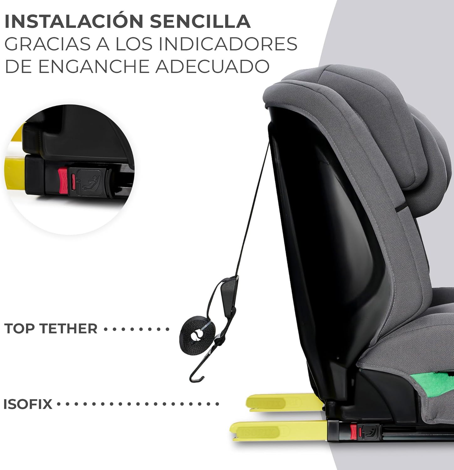 Thumbnail 5 de Kinderkraft SAFETY FIX 2 I-SIZE Silla coche 75–150 cm 📷