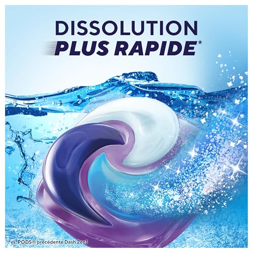 Detalle de Dash 2en1 PODS Lessive Ambre & Orchidée x38 — Capsules lavantes riches en douceur
