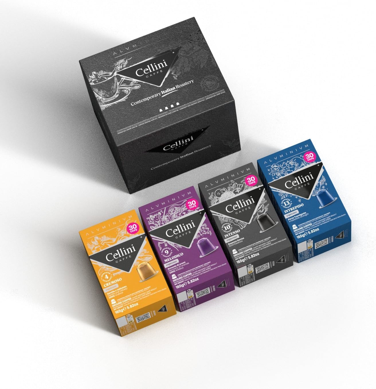 Thumbnail 2 de Caffè Cellini Capsule Alluminio Compatibili con Nespresso – Kit Degustazione 120 capsule