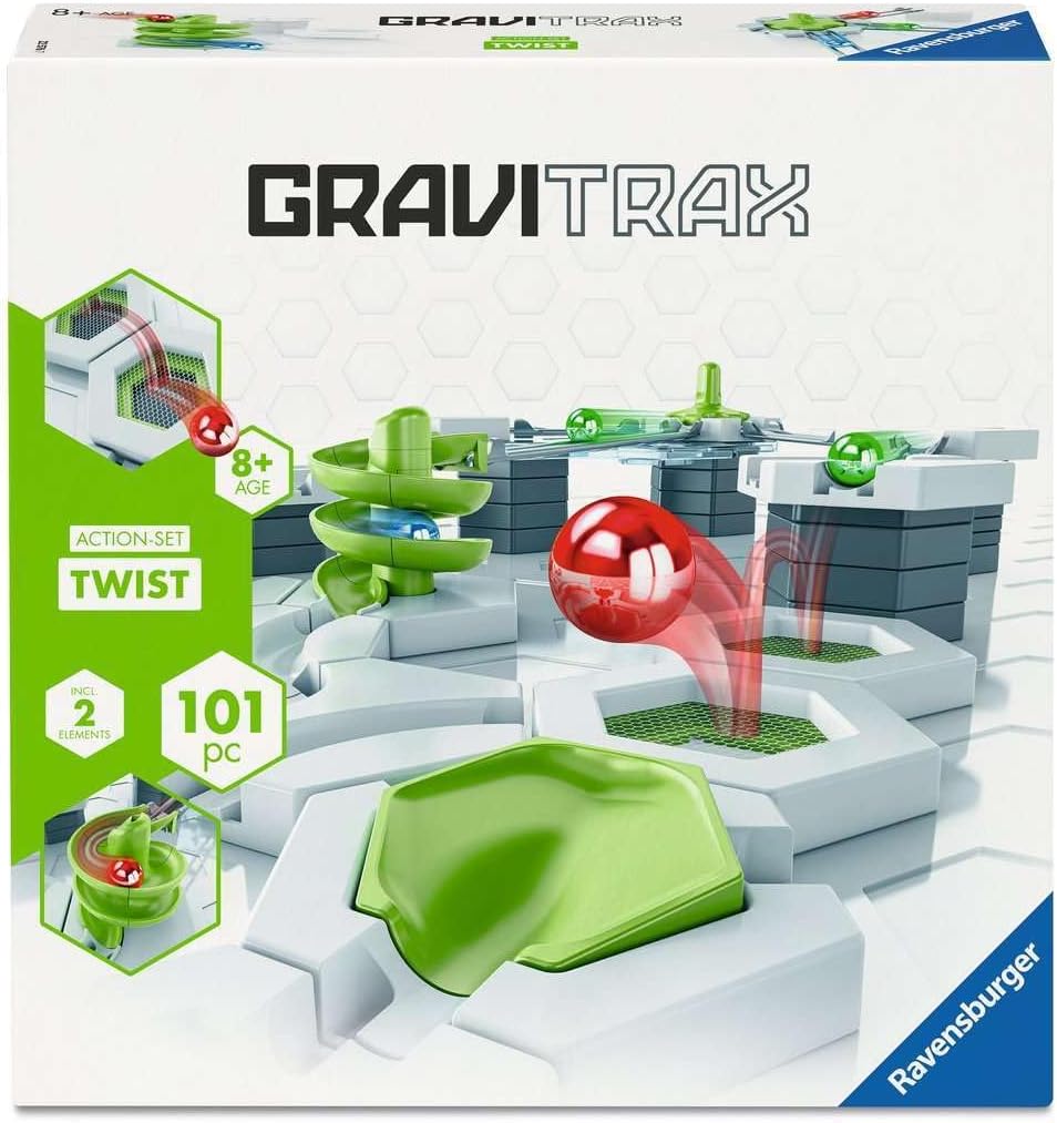 Detalle de Ravensburger GraviTrax 22576 Twist – zestaw startowy toru kulkowego z trampoliną