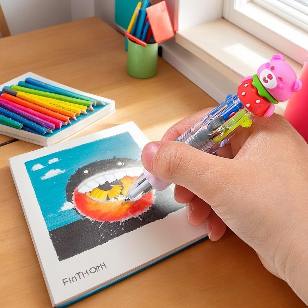 Detalle de 30 Pack Cute Multicolor Pens 4-in-1