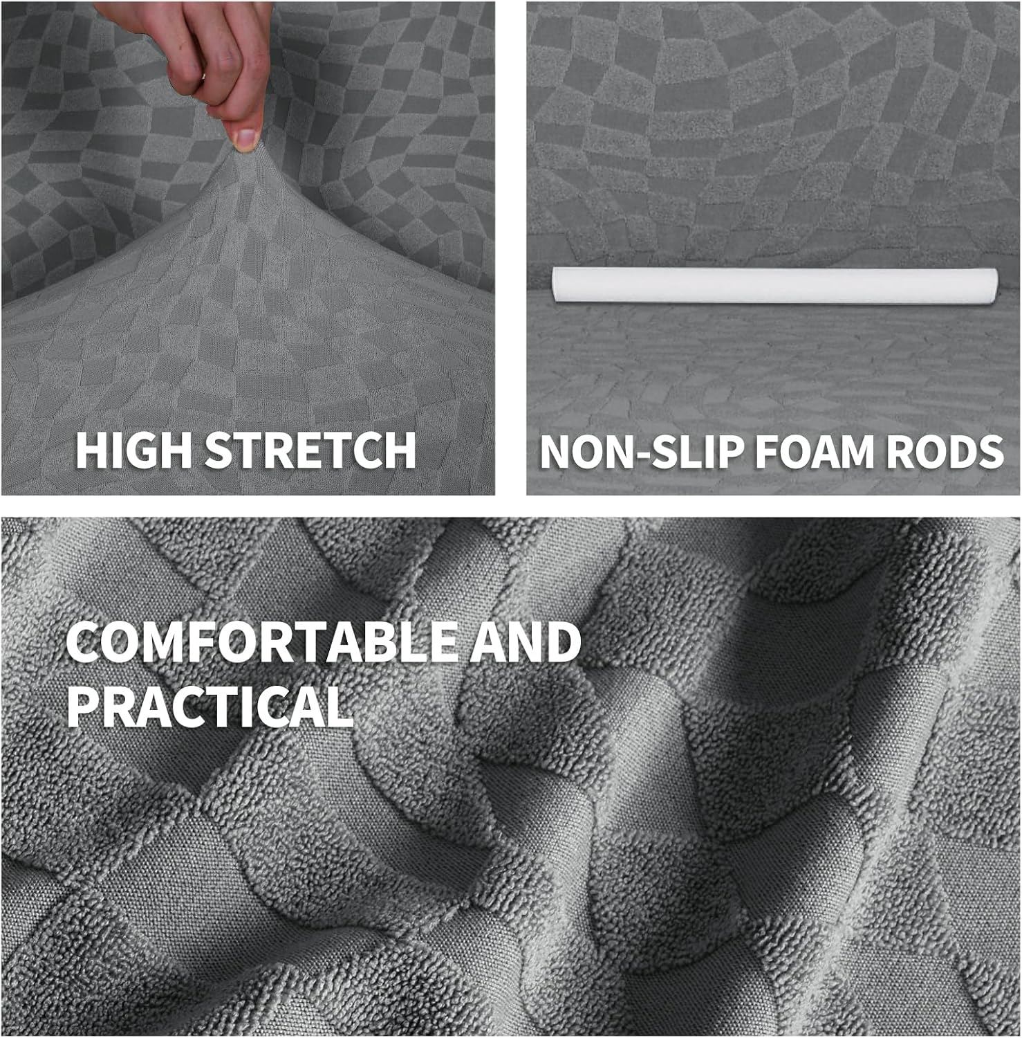 Detalle 2 de Ystyle Copridivano Angolare Elasticizzato 3 Posti+Penisola