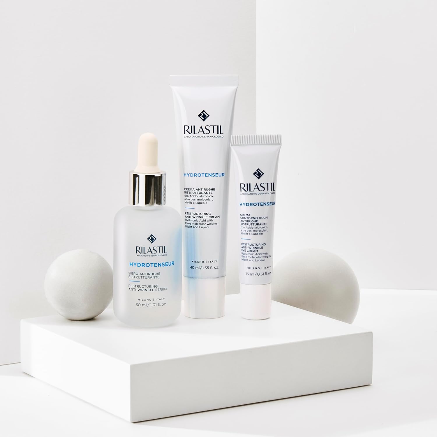 Thumbnail 6 de Rilastil Hydrotenseur Siero Antirughe Ristrutturante con Acido Ialuronico, texture setosa, 30 ml