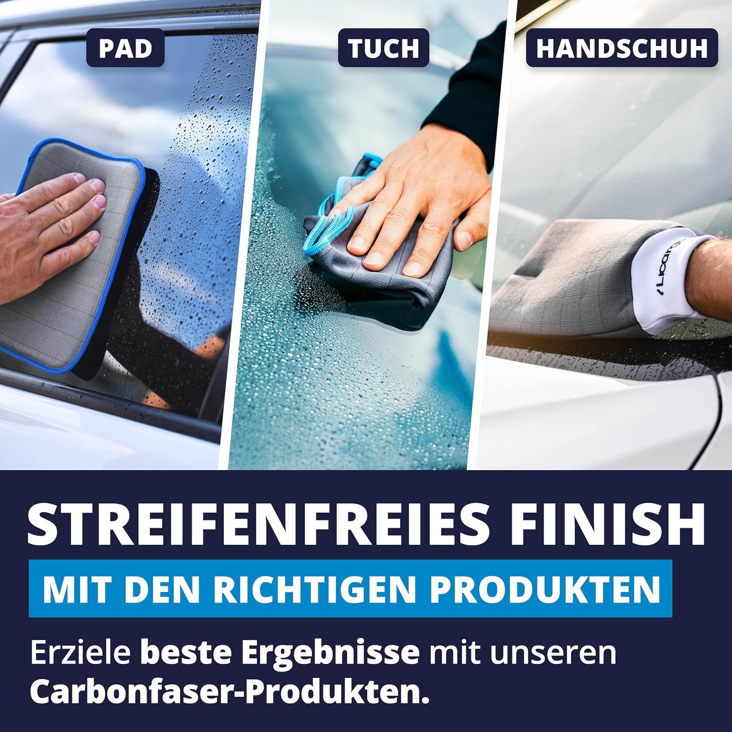 Thumbnail 4 de LICARGO Glasreiniger Auto 750 ml – streifenfreier Reiniger für Innen & Außen gegen Fett, Insekten & Nikotinfilm