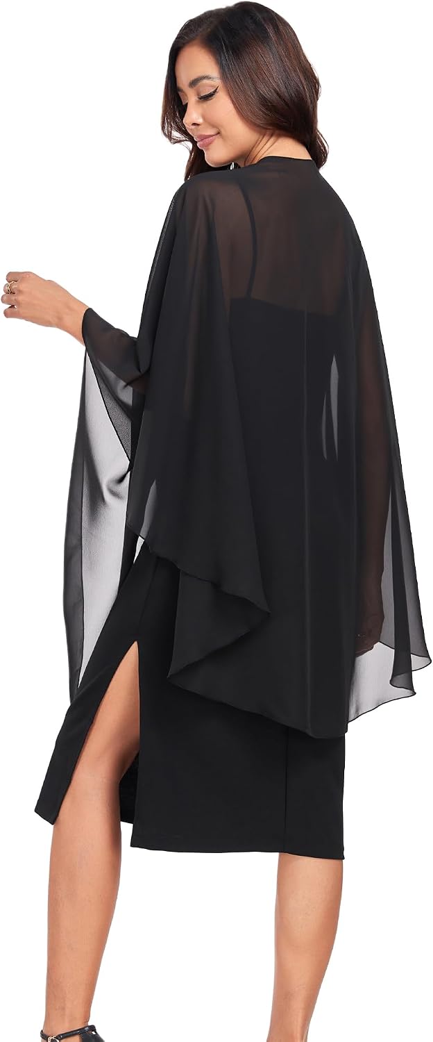 Detalle 2 de TONGFANTFL Chiffon Shawl Wrap