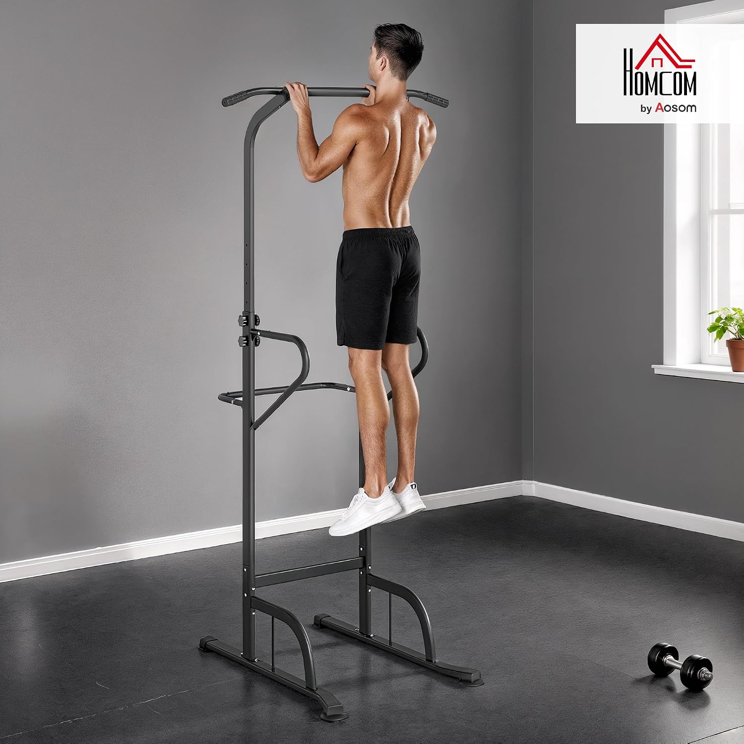 Detalle 2 de HOMCOM Station Musculation Multifonctions Barre de Traction