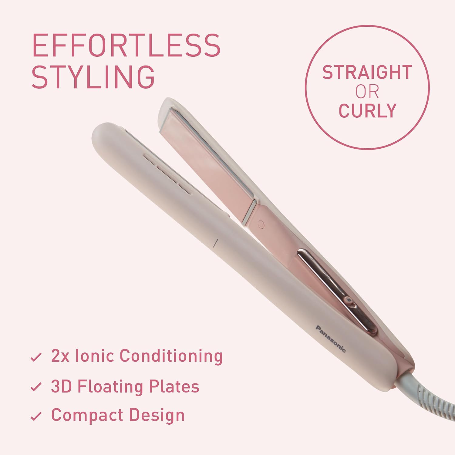 Detalle 2 de Panasonic EH-HV31-P511 2-in-1 Ionic Hair Styler review
