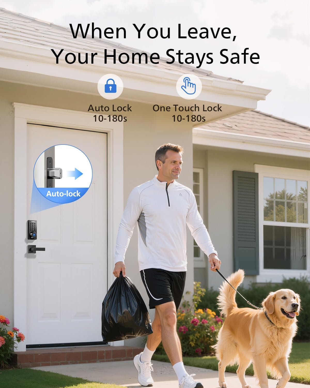 Thumbnail 5 de Philips Wi-Fi Smart Deadbolt Lock with Fingerprint, Passcode and Remote Access