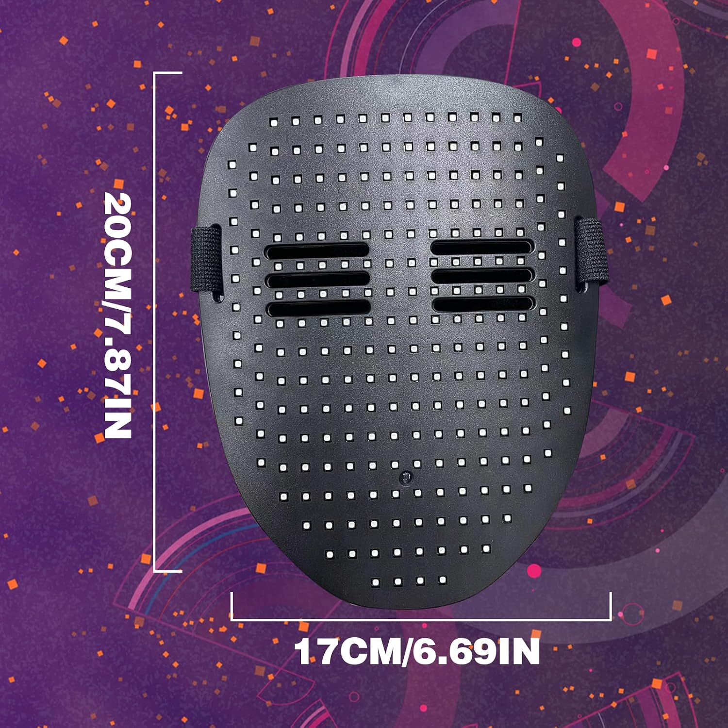 Detalle 2 de COOLGUARDER LED Mask with Gesture Sensing, 25 Dynamic and 25 Static Patterns