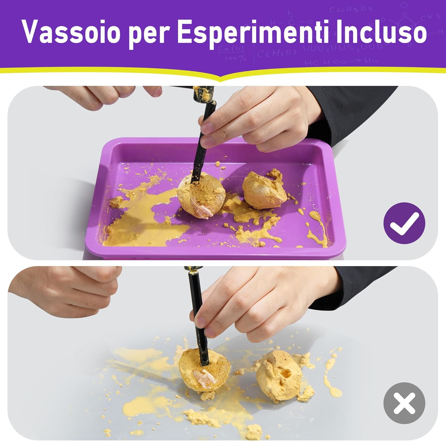 Detalle de BenBen 60+ Esperimenti per Bambini dai 6 Anni in su – Kit Scientifico Educativo