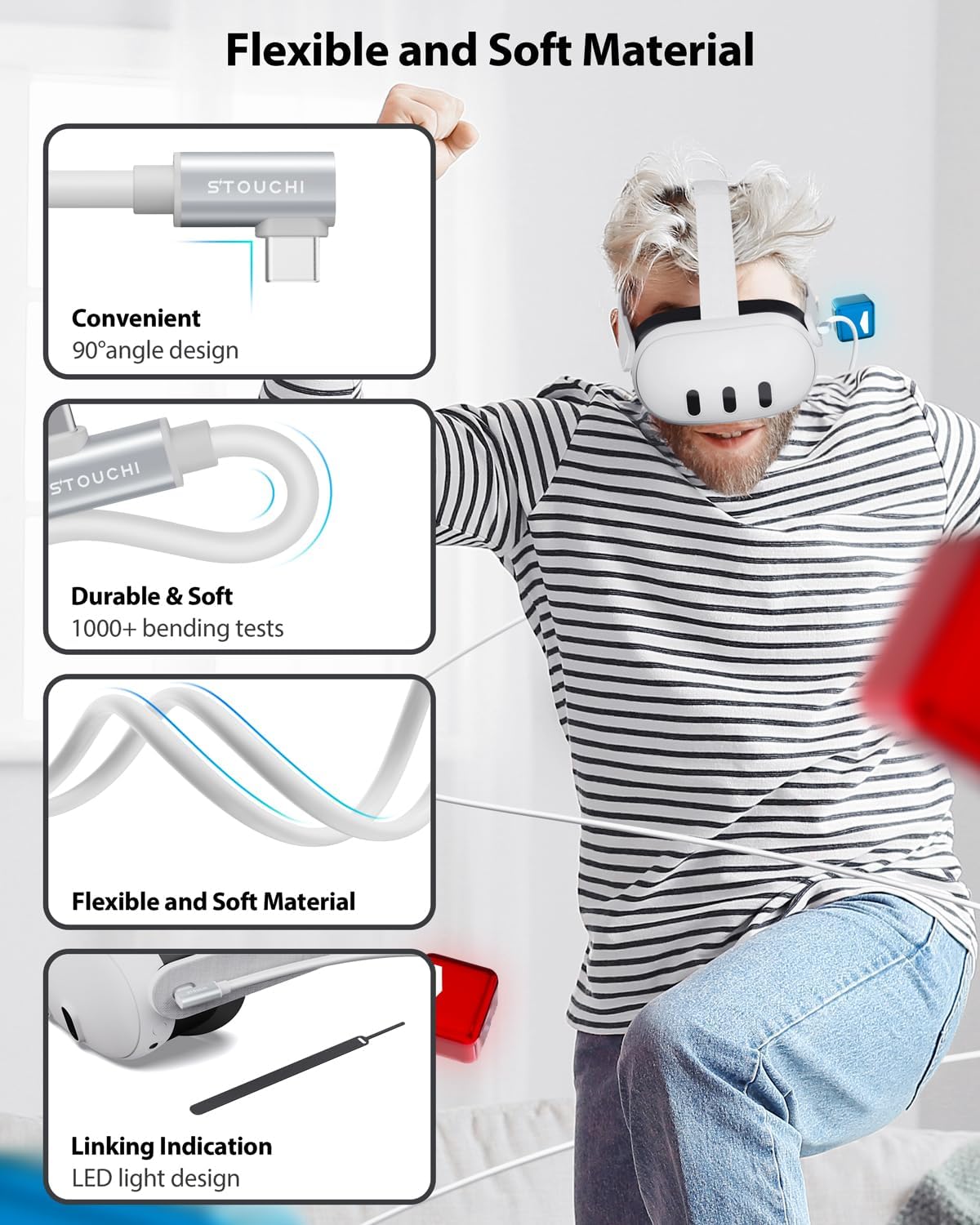 Thumbnail 5 de Stouchi Long VR Link Cable 5M