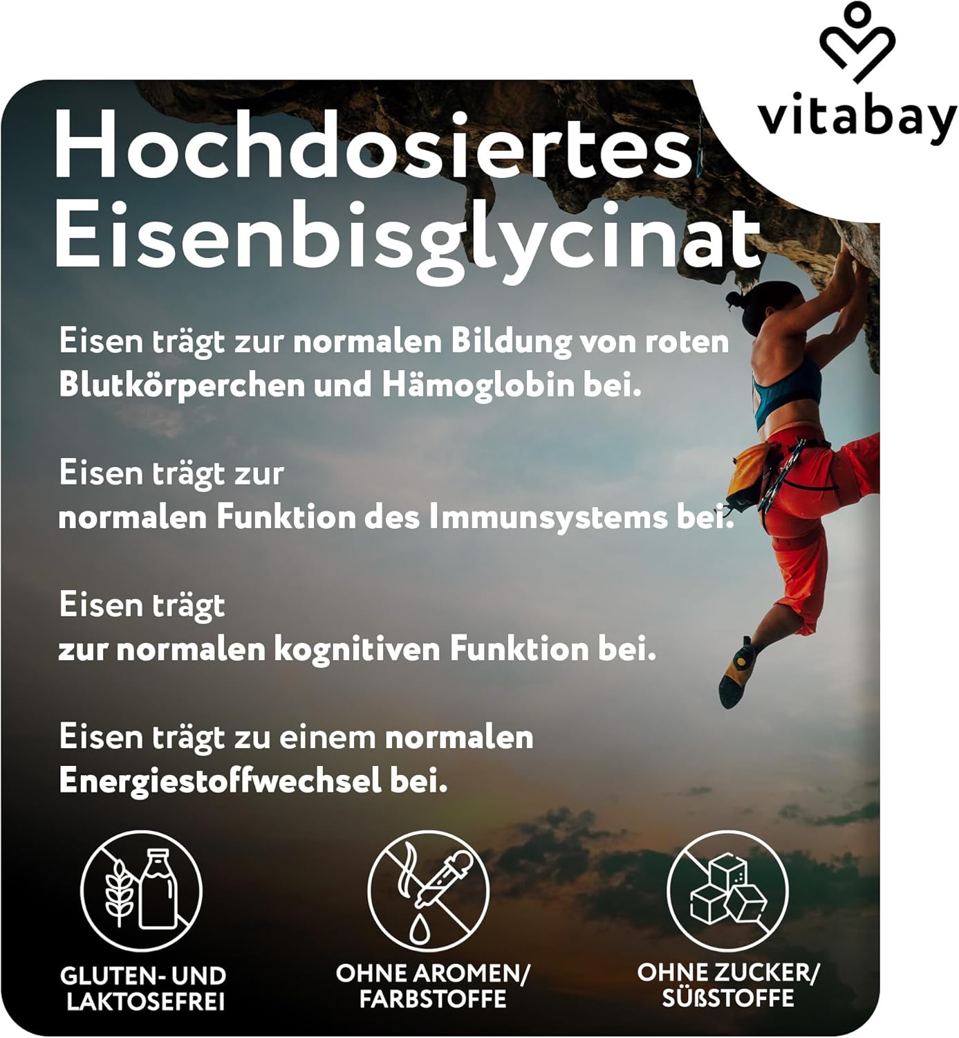 Thumbnail 4 de Vitabay Eisen 319 mg – 120 vegane Kapseln