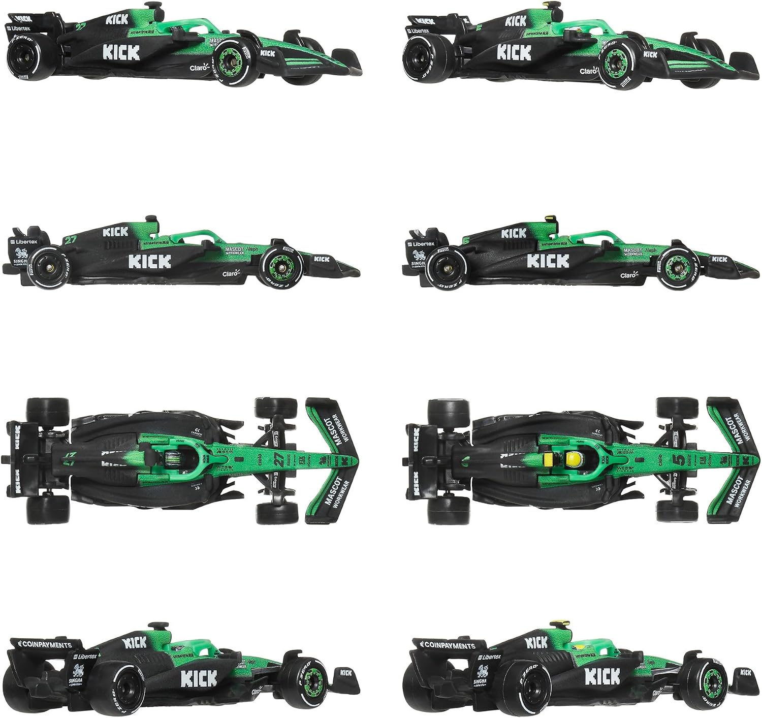 Thumbnail 2 de ホットウィール JMM89-986B プレミアム F1 2パックアソート 1:64ミニカー4セット