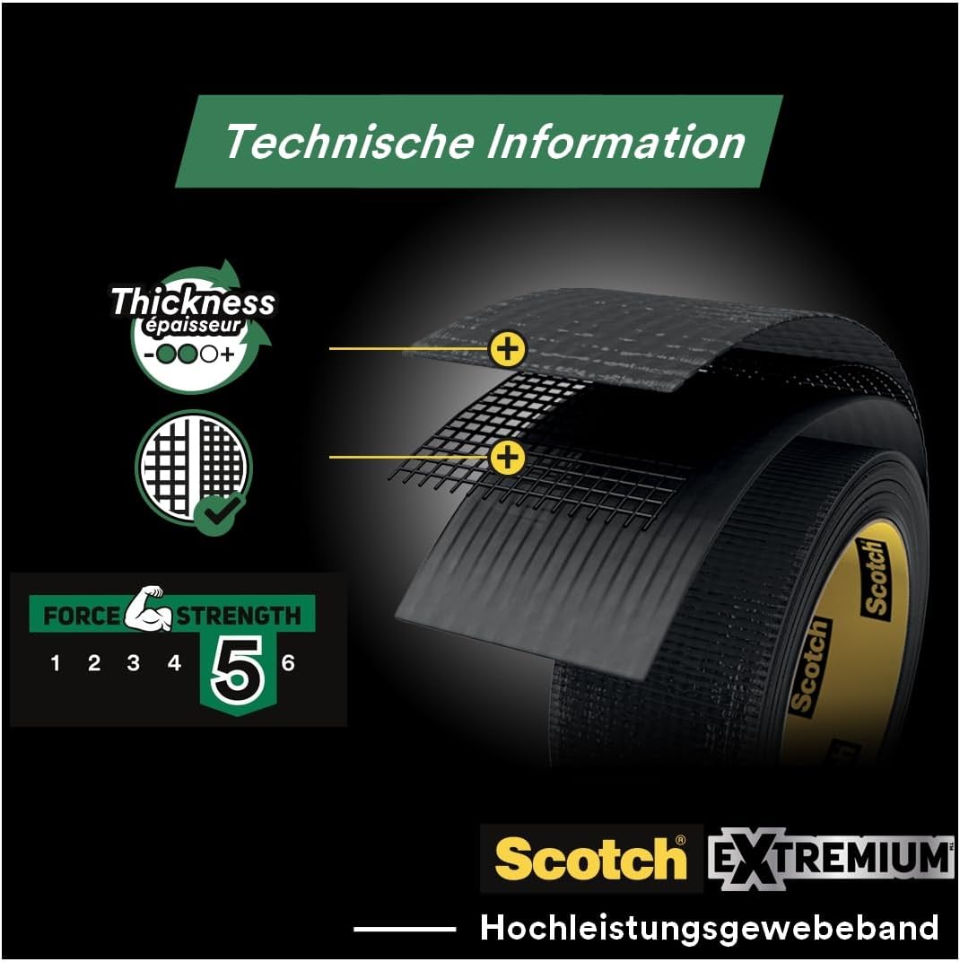 Detalle 2 de Scotch Extremium All Weather Toile de Réparation 27 m