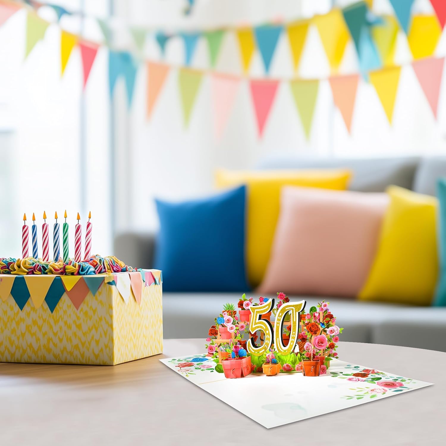 Thumbnail 4 de GREETING ART 50. Pop-up Geburtstagskarte 💌