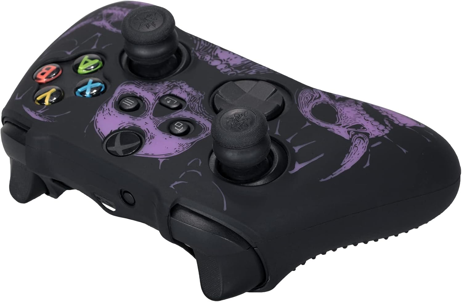 Detalle de Yorha Silikon-Hülle mit Pro Daumen-Grips für Xbox Series X|S Controller – Lila