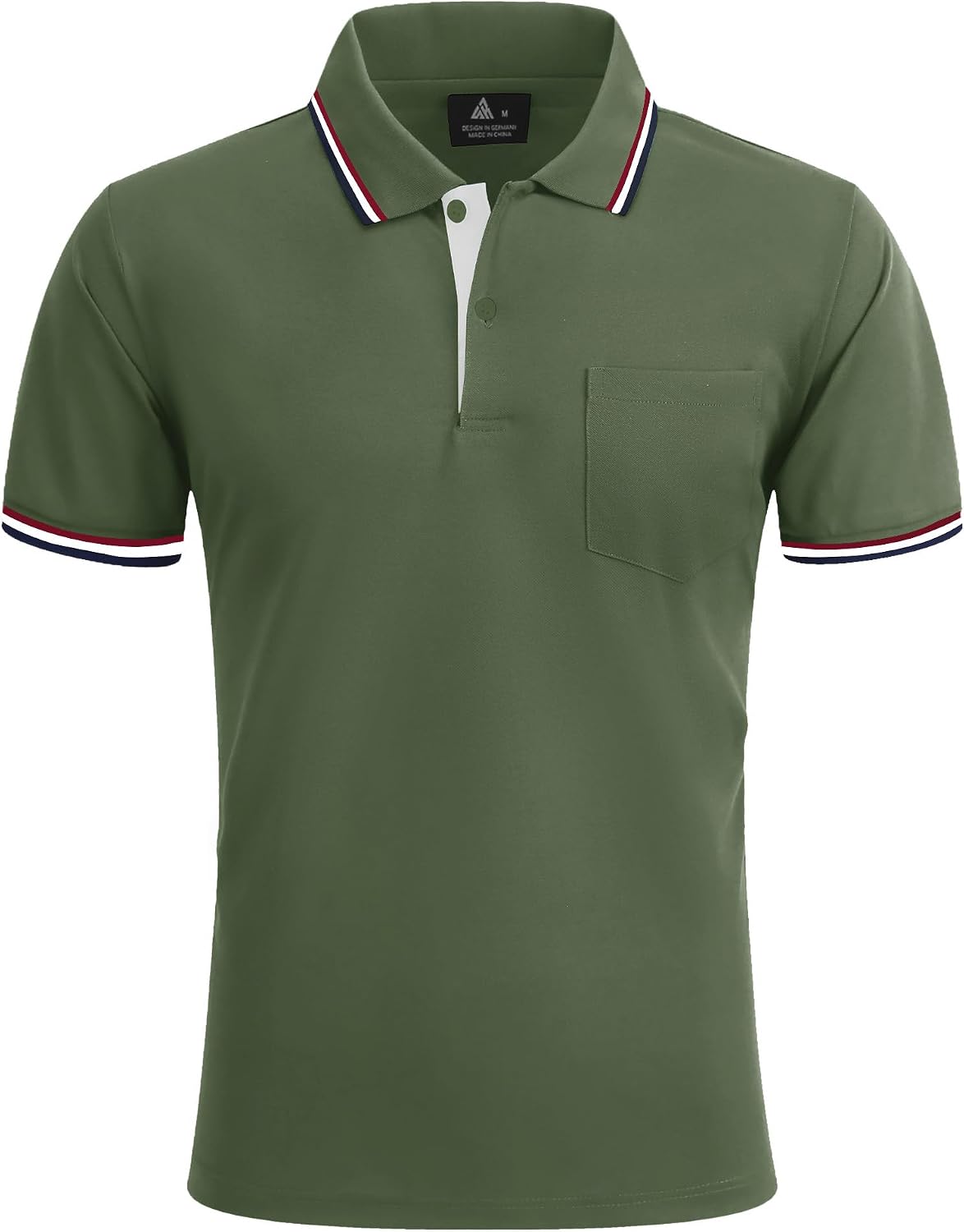 Detalle 2 de LLdress Polo Uomo: polo da golf/tennis maniche corte, leggera e traspirante
