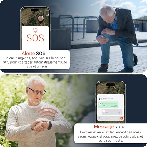 Detalle de PAJ GPS Smartwatch GPS 4G avec bouton SOS — Montre connectée pour enfants et seniors