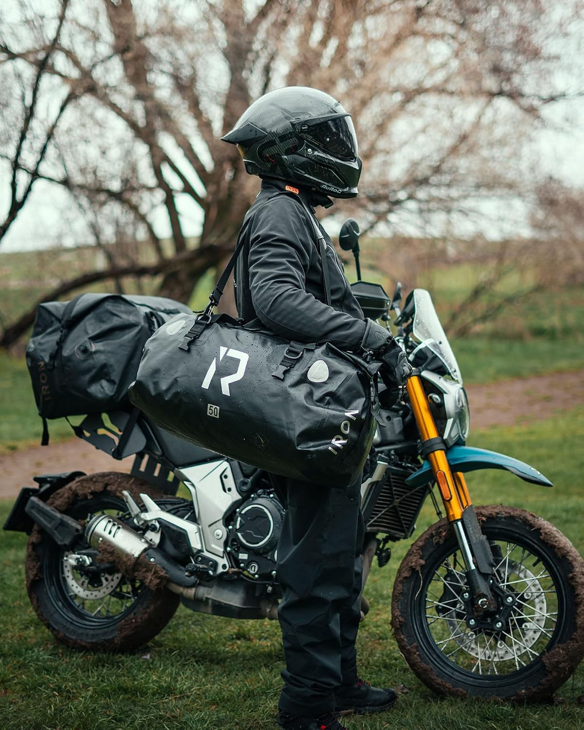 Thumbnail 1 de IRON JIA’S Motorradtasche Gepäckrolle 70L – wasserdicht mit rollversiegeltem Verschluss