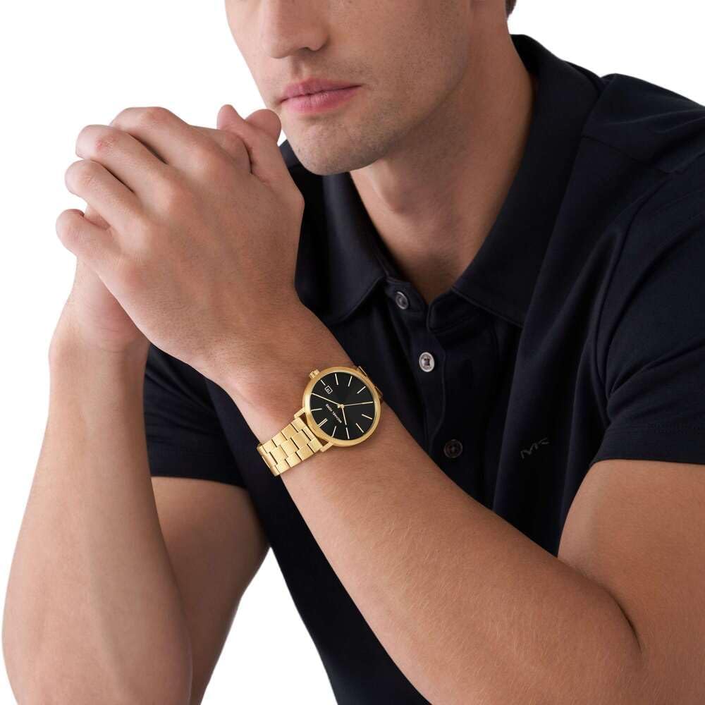 Detalle 2 de Michael Kors Blake Montre pour Homme - Quartz/Chronograph, Bracelet Acier Inoxydable