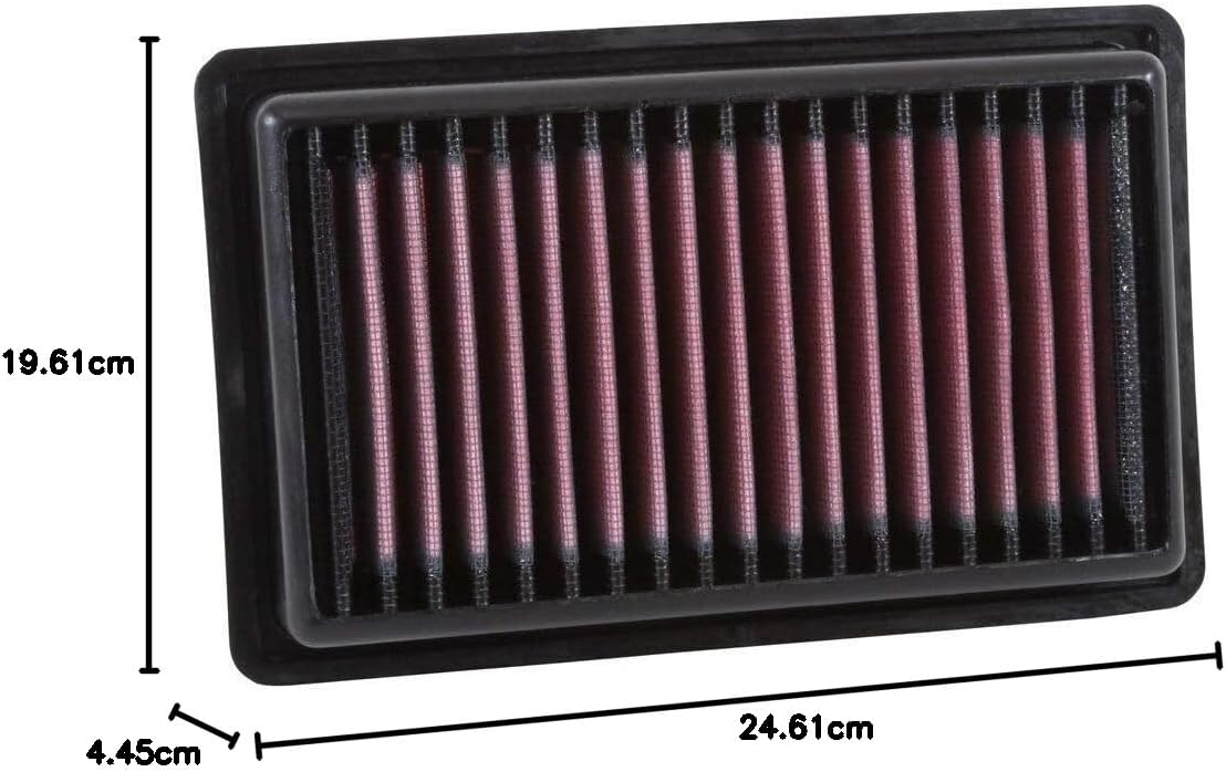 Thumbnail 2 de K&N 33-3043 Motorluftfilter: Hochleistungsfilter für Twingo/Forfour/Fortwo/Cabrio (2014–2019)