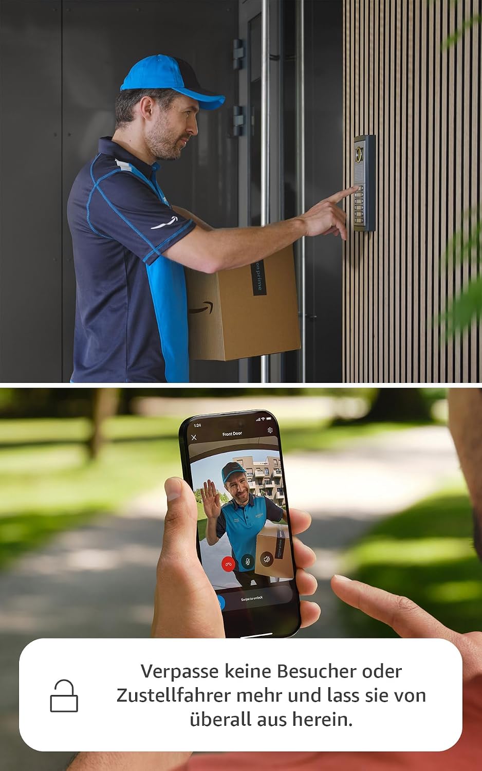 Detalle de Ring Intercom Video (2025 Release) – Gegensprechanlage mit Video-Streaming, virtuellen Schlüsseln & Fernzugriff zur Selbstinstallation