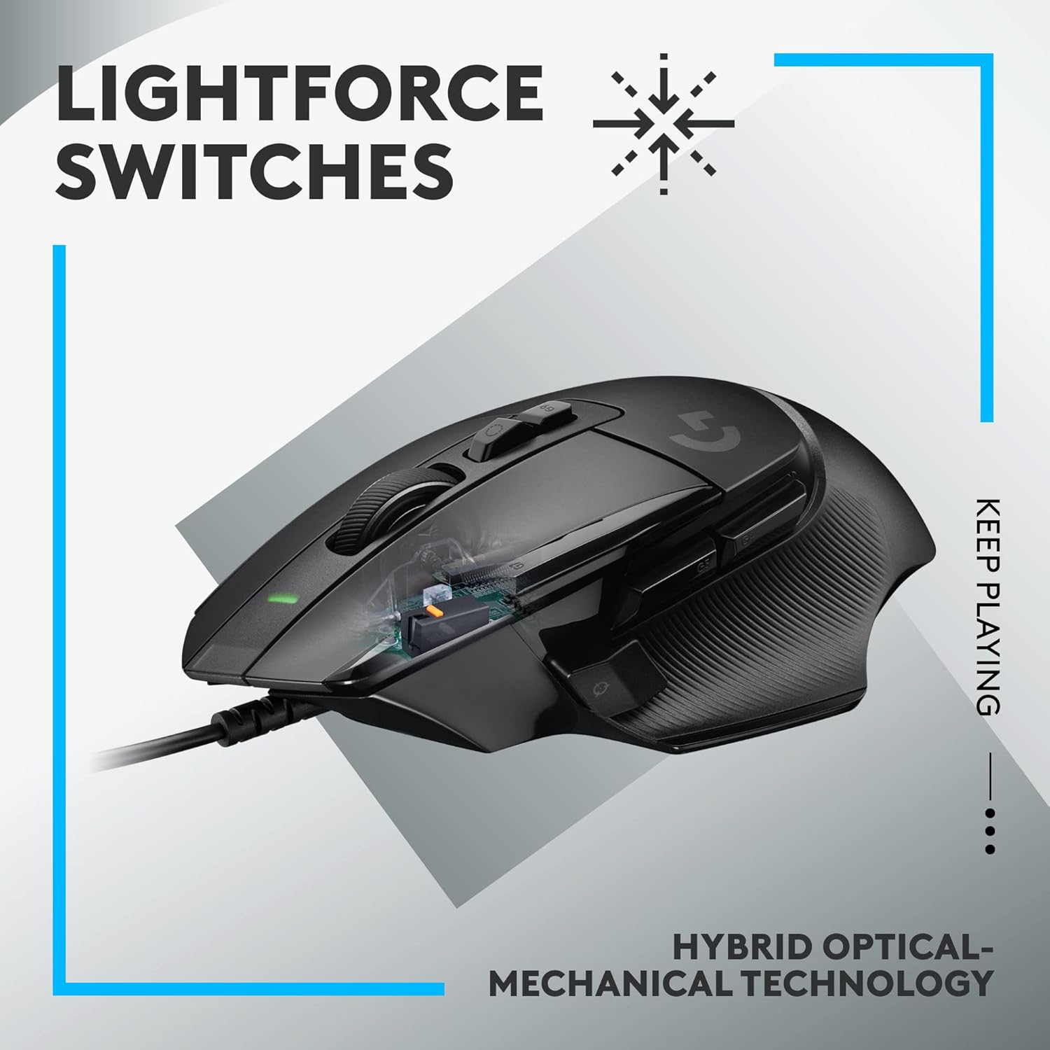 Detalle de Logitech G G502 X Wired Gaming Mouse