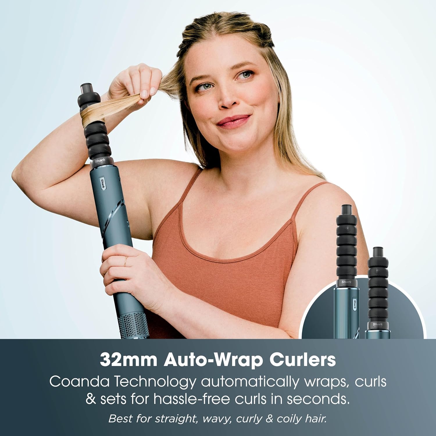 Detalle de Shark FlexStyle 5-in-1 Air Styler & Hair Dryer (HD456TLUK)