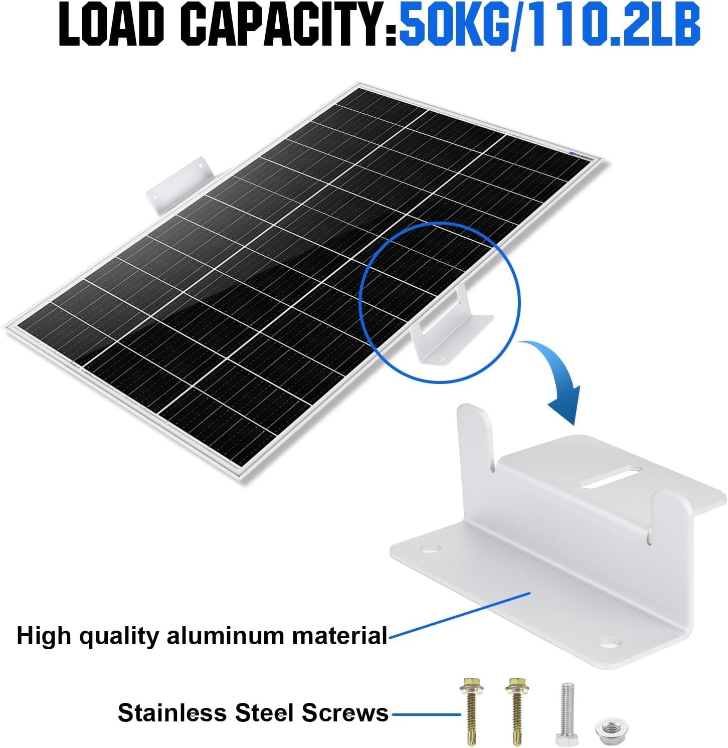 Thumbnail 4 de ECO-WORTHY 16-Unit Solar Mount Brackets ⚡
