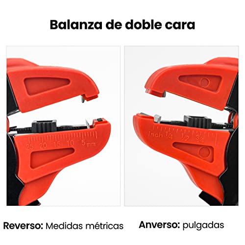 Thumbnail 6 de KAIWEETS pelacables automático 2 en 1 (ajustable) para pelar y cortar cables de una, dos hebras y planos