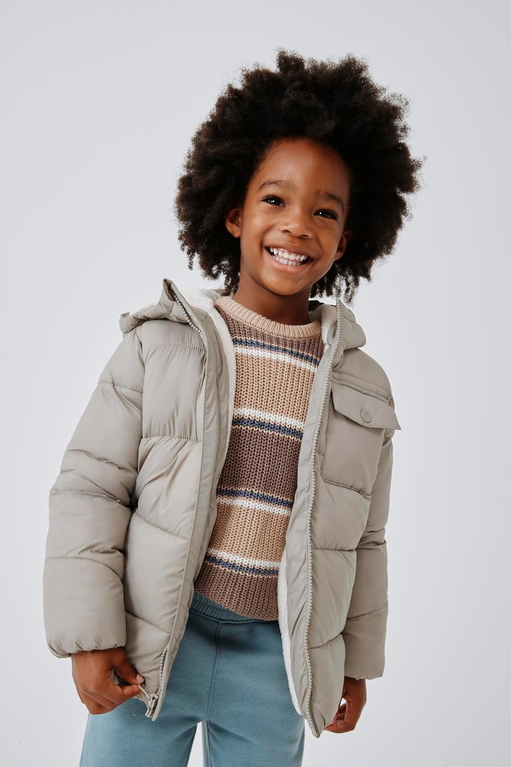 Detalle 2 de The Children's Place Baby Boys' and Toddler Striped Cotton Pullover Sweater