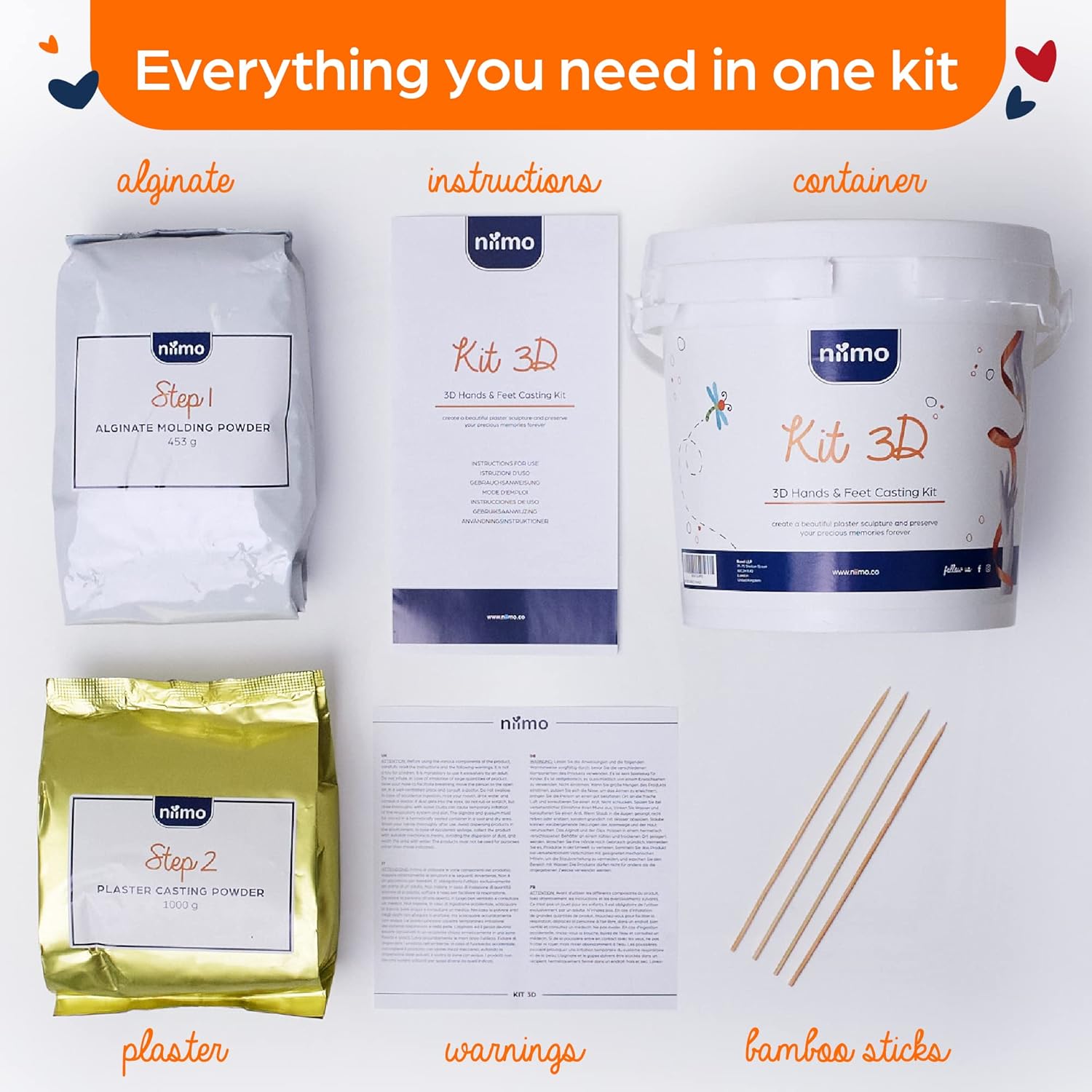 Thumbnail 3 de Niimo 3D Hand Casting Kit 3L 📐