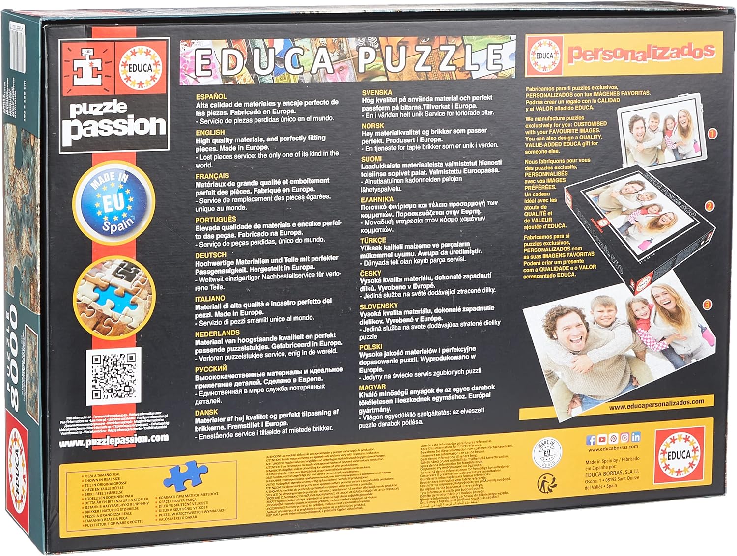 Thumbnail 1 de Educa Puzzle da 8.000 pezzi per adulti: Mappa storica del mondo (a partire da 14 anni)