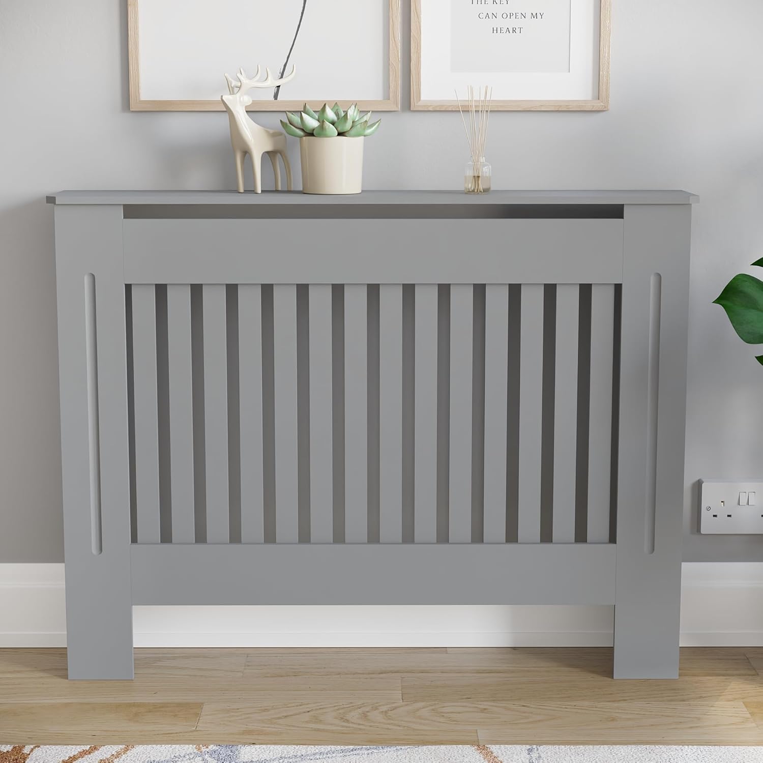 Detalle 1 de Vida Designs Chelsea Radiator Cover 82×111×19 cm 🪵