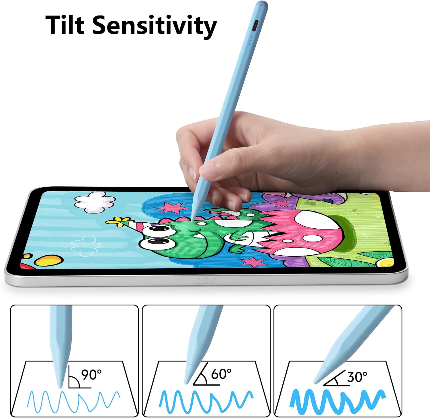 Detalle de TOHAKATA T10 Stylus Pen for iPad with Palm Rejection and Tilt Sensitivity
