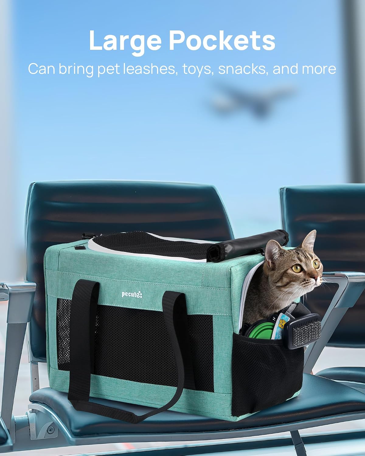 Thumbnail 5 de Pecute Transportín Gato Aviones permitidos 44 cm