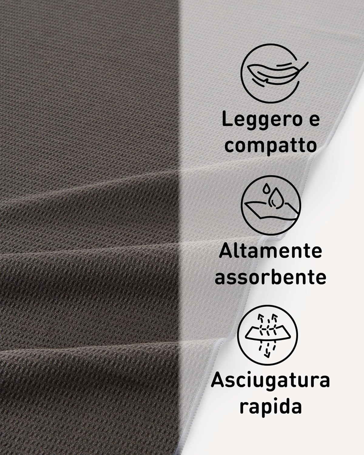 Detalle 2 de Fit-Flip asciugamano da yoga 185 x 63