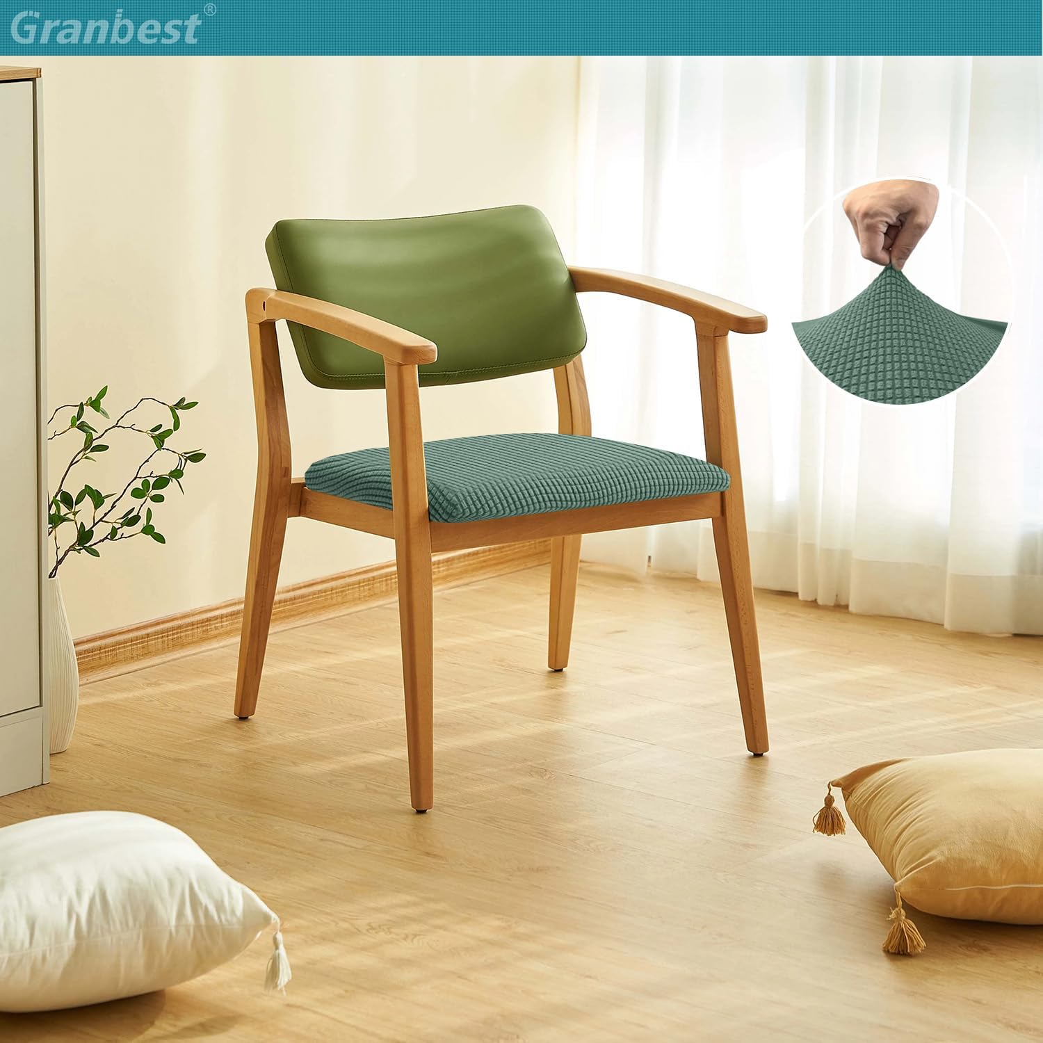 Thumbnail 1 de Ensemble de housses chaise jacquard 6