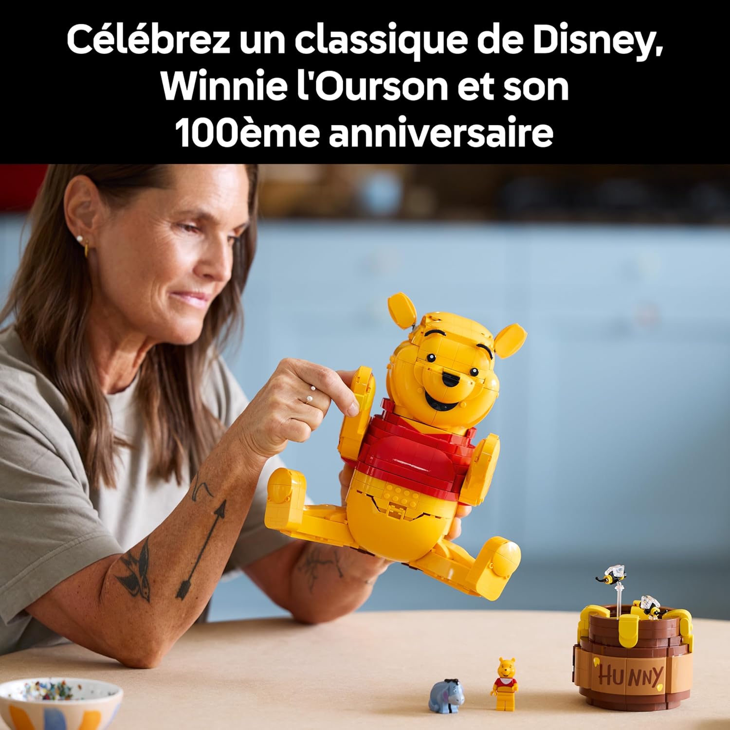 Detalle de LEGO Disney Winnie l’Ourson – Set de Construction pour Adultes, 43300