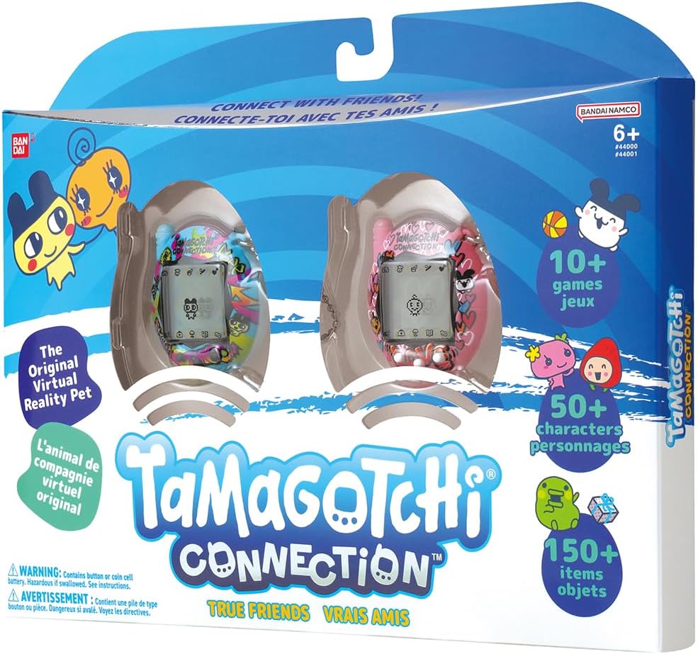 Detalle de Tamagotchi Connection True Friends (Blue Graffiti and Pink Graffiti) virtual pet set