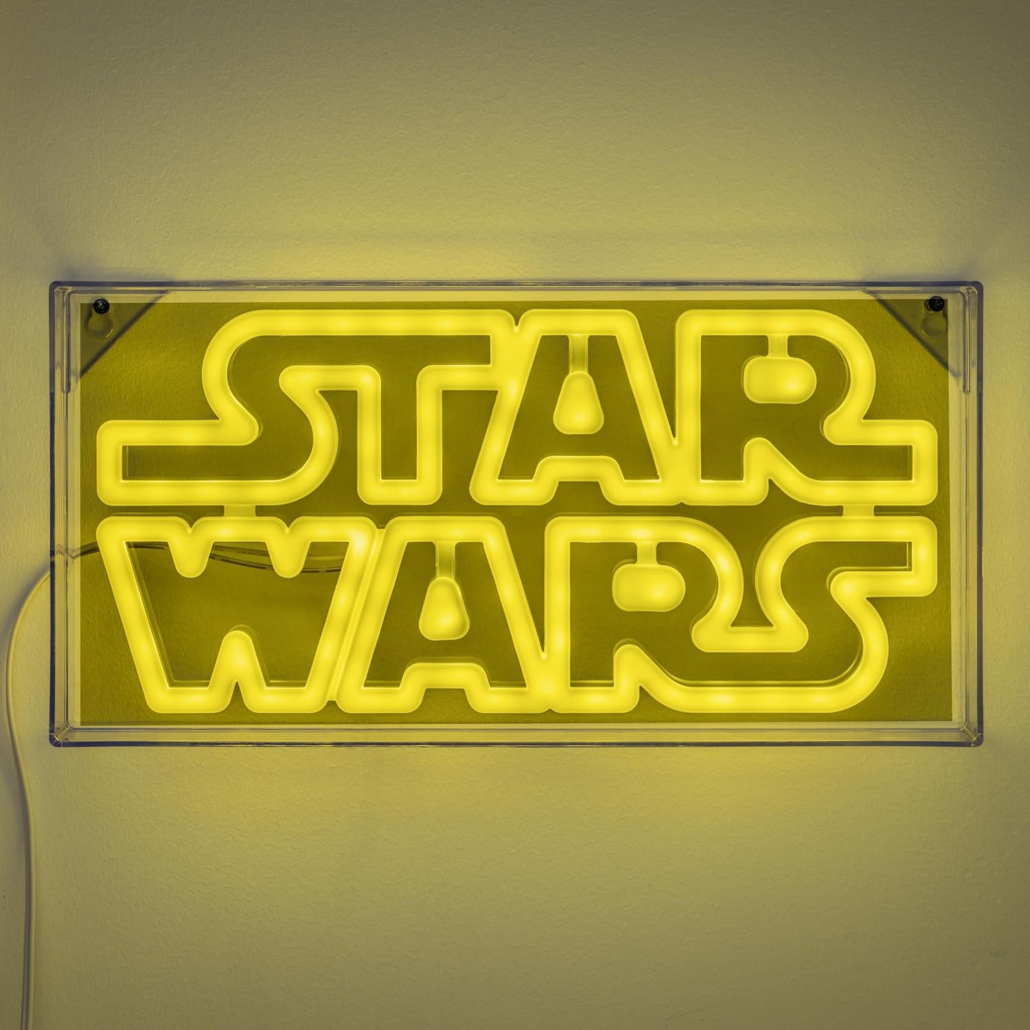 Detalle de Star Wars LED Neon Licht – Offiziell lizenziertes LED-Nachtzeichen, freistehend oder wandmontierbar