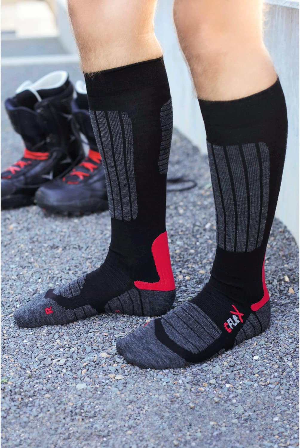Detalle 2 de CFLEX High Performance Unisex Ski and Snowboard Socks, Size 35–38